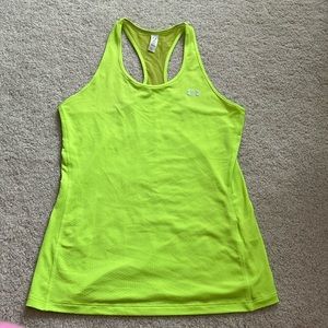 Under Armour heat gear tank top size xs neon